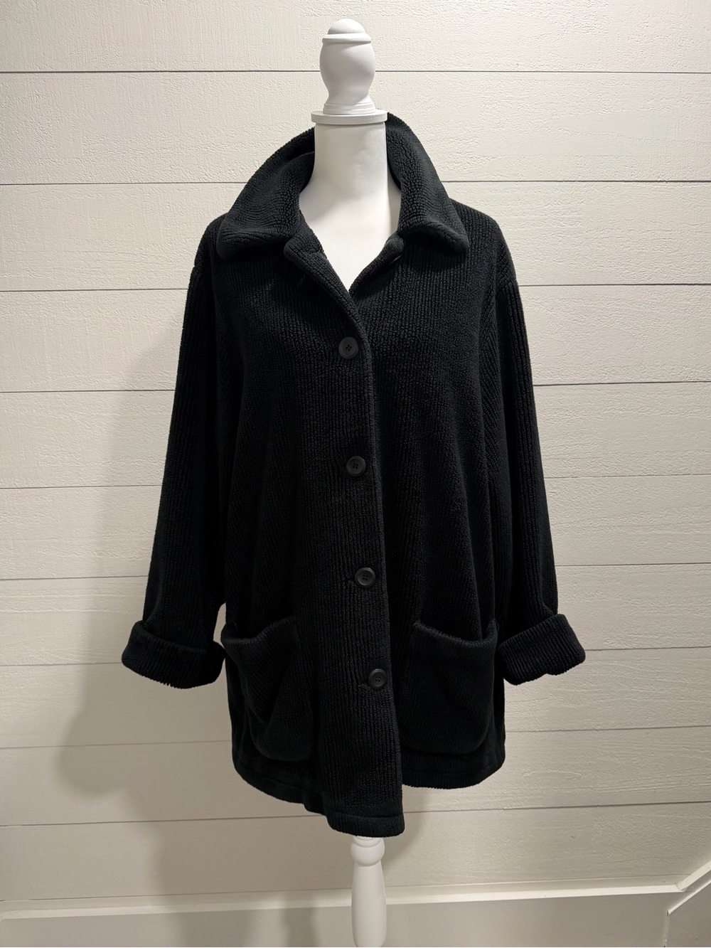 Forecaster Sport Black Teddy Coat